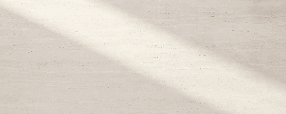 Travertine stone detail of a Tri-Form interior