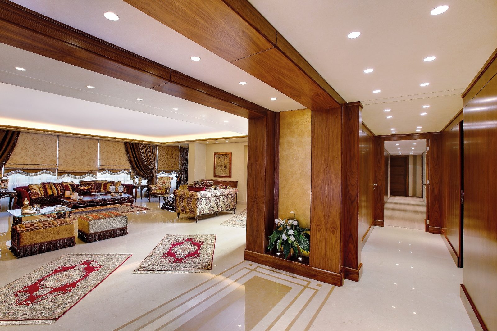 Classic dining salon interior