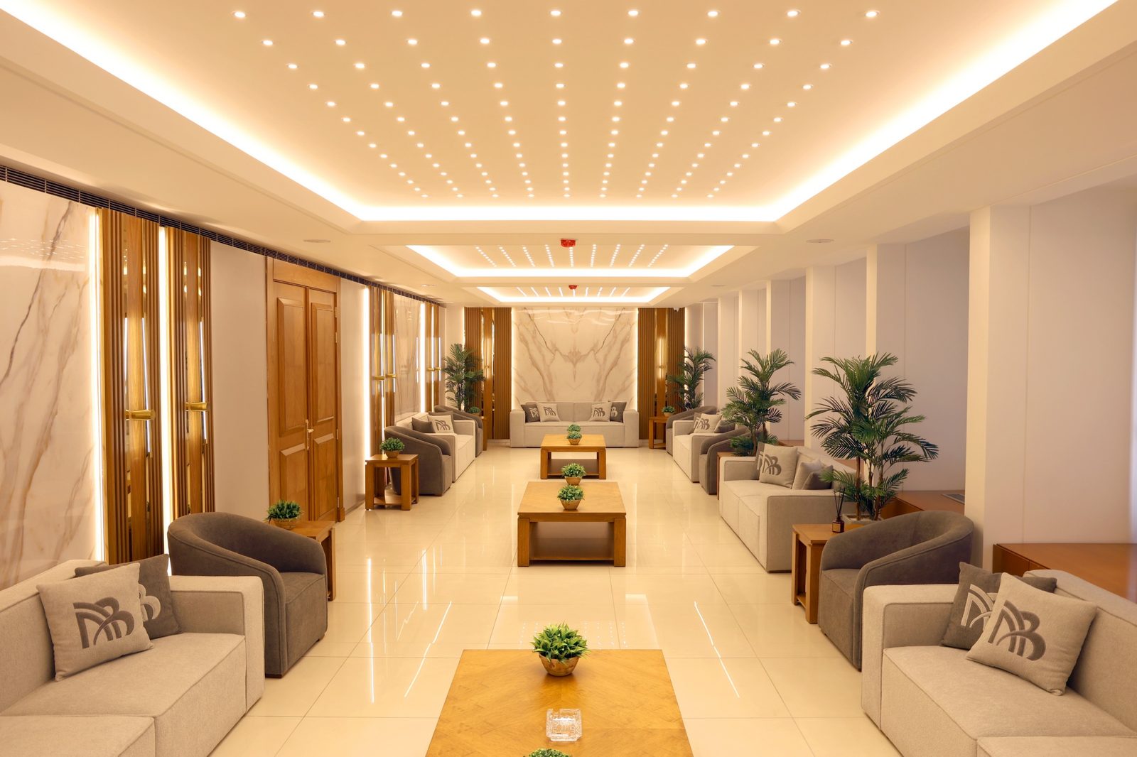 Residential lobby interior